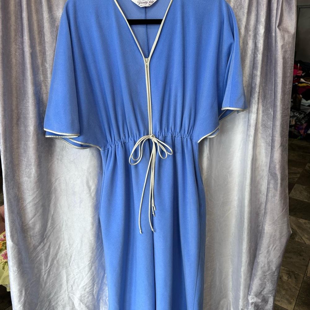 Vintage Velour Vanity Fair Lounge-ware Housedress